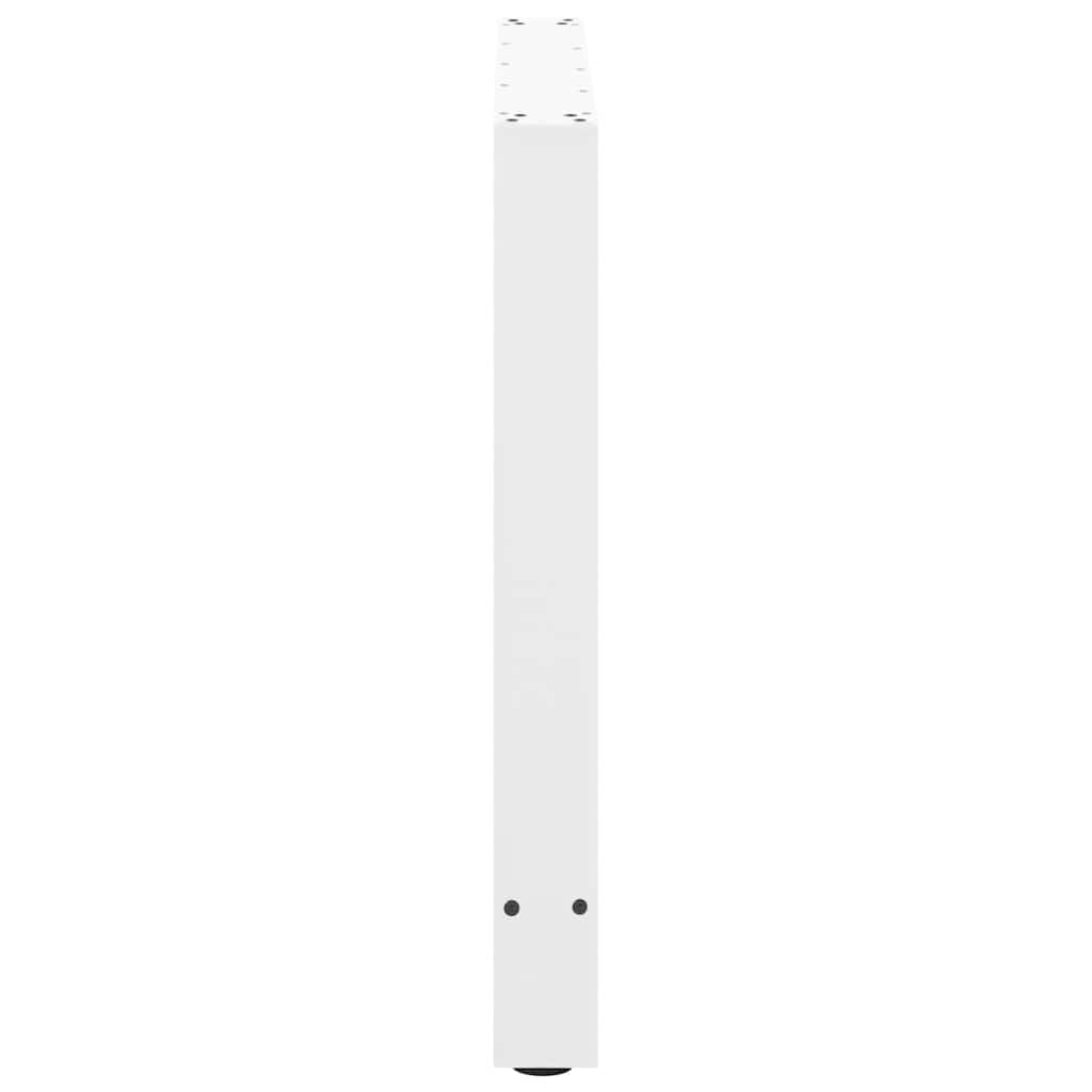 2 db fehér étkezőasztal láb 70 x (72-73) cm acél