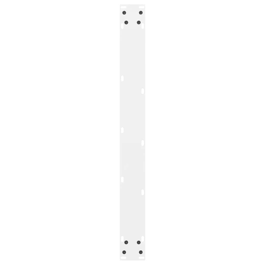 2 db fehér étkezőasztal láb 70 x (72-73) cm acél