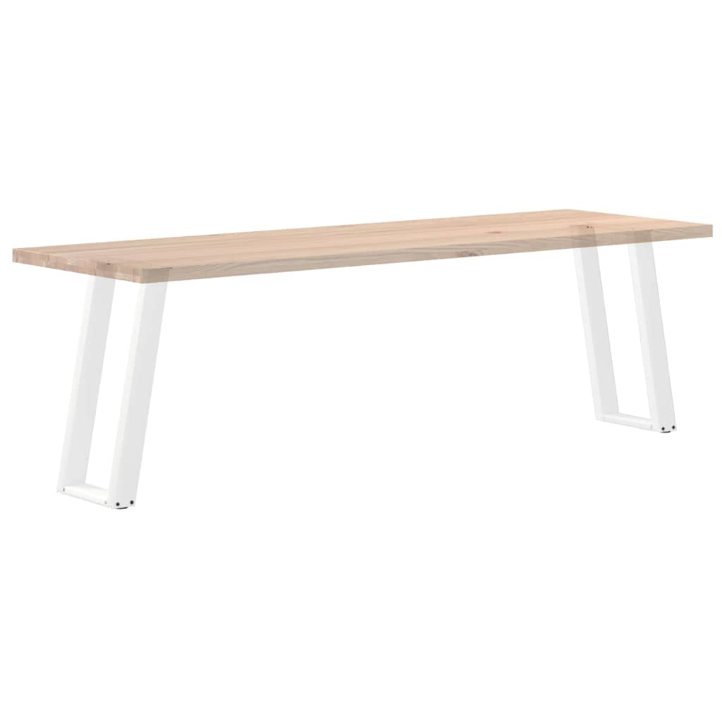 2 db fehér, U alakú acél konzolasztal láb 38x(72-73) cm