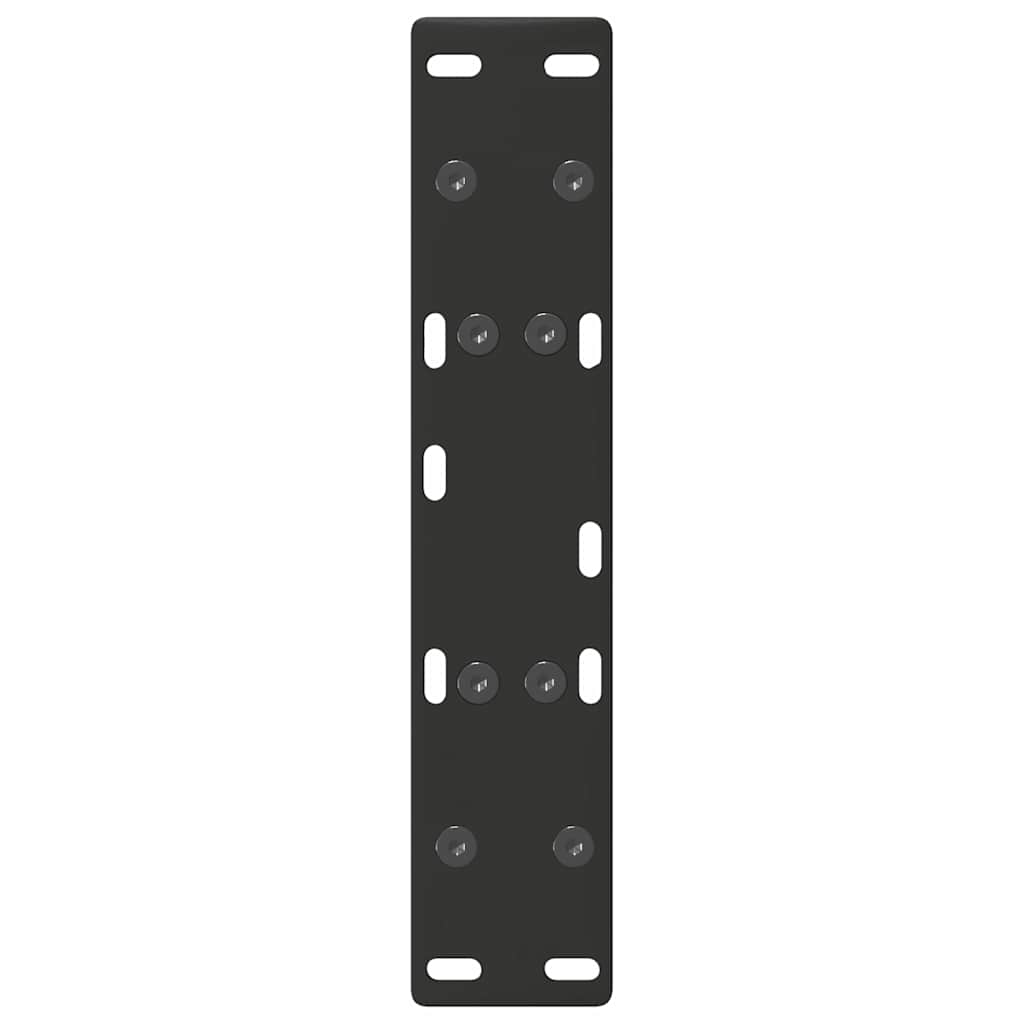 2 db A-alakú fekete dohányzóasztal láb 30 x (30-31) cm acél