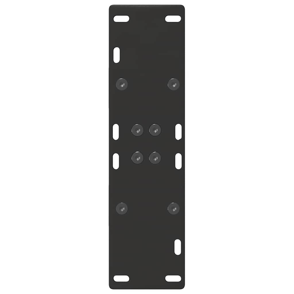 2 db A-alakú étkezőasztal láb fekete 60 x (72-73) cm acél étkezőasztal láb