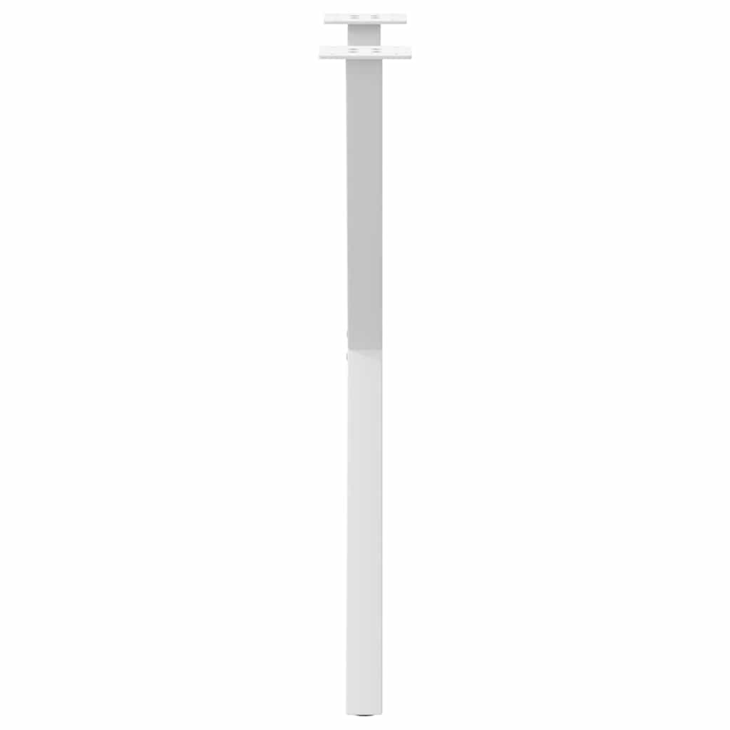 2 db fehér, X alakú étkezőasztal láb 50 x (72-73) cm acél étkezőasztalhoz