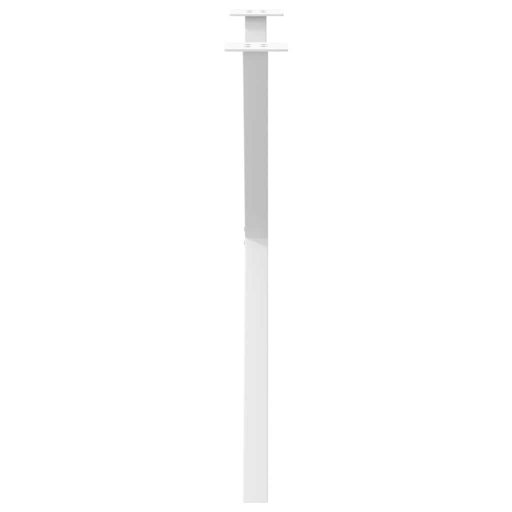 2 db X alakú étkezőasztal láb fehér 70 x (72-73) cm acél étkezőasztal láb