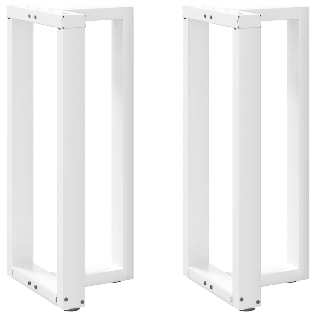2 db T-alakú bárasztalláb, fehér, 40x35x(90-91) cm, acél