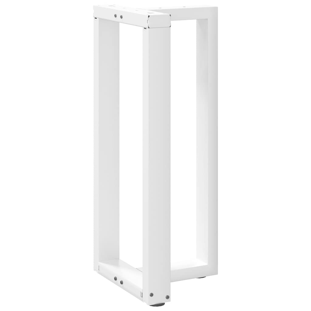 2 db T-alakú bárasztalláb, fehér, 40x35x(90-91) cm, acél