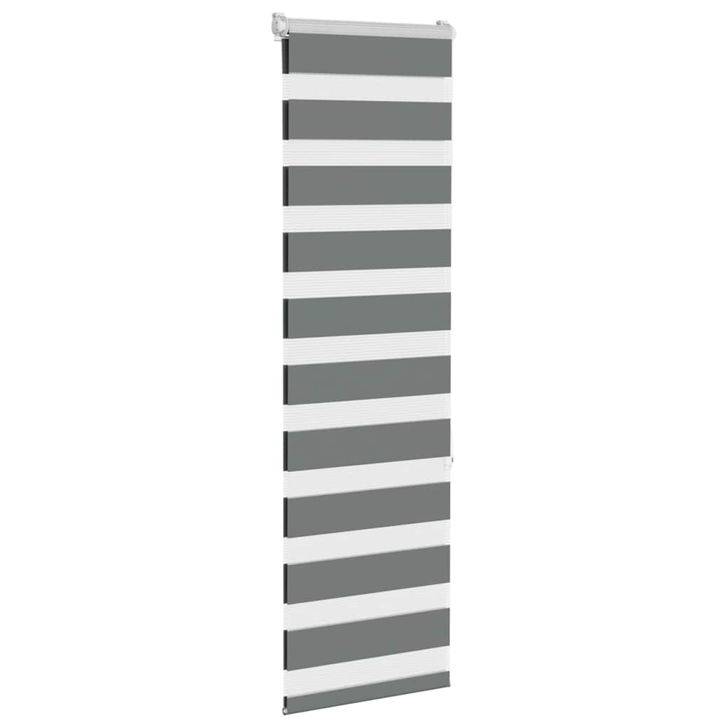 zebrafüggönnyel sötét szürke szövetszélesség 35,9 cm poliészter