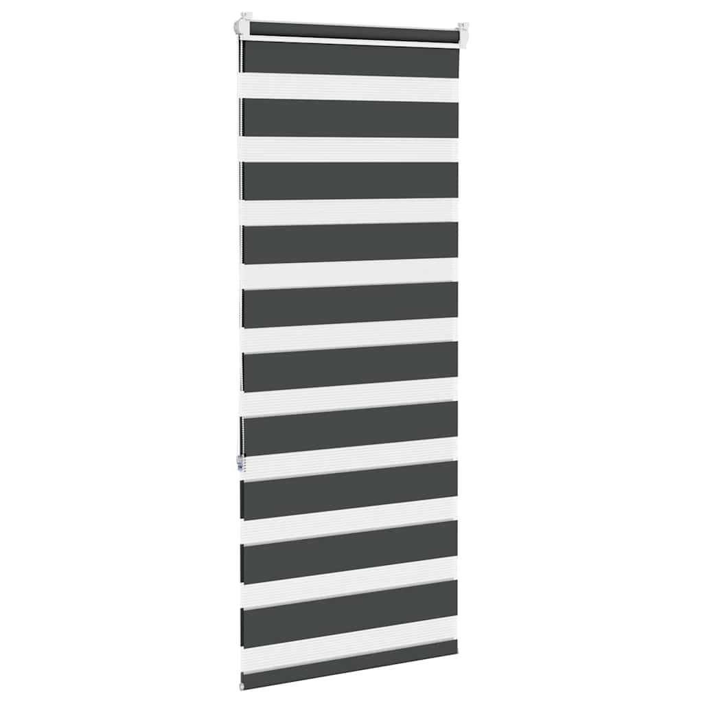 zebrafüggönnyel fekete szövetszélesség 50,9 cm poliészter