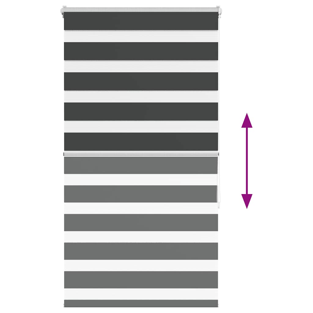zebrafüggönnyel fekete szövetszélesség 65,9 cm poliészter