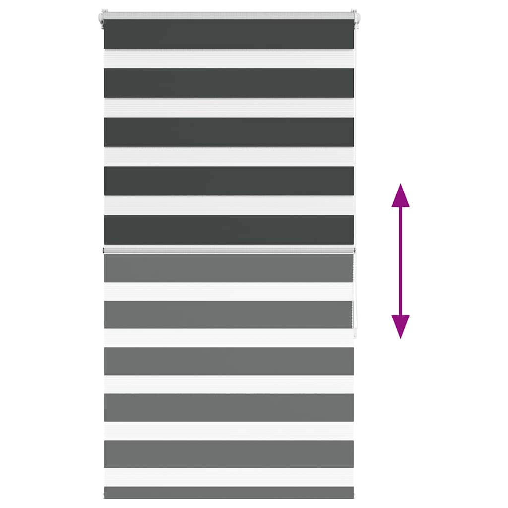 zebrafüggönnyel fekete szövetszélesség 75,9 cm poliészter