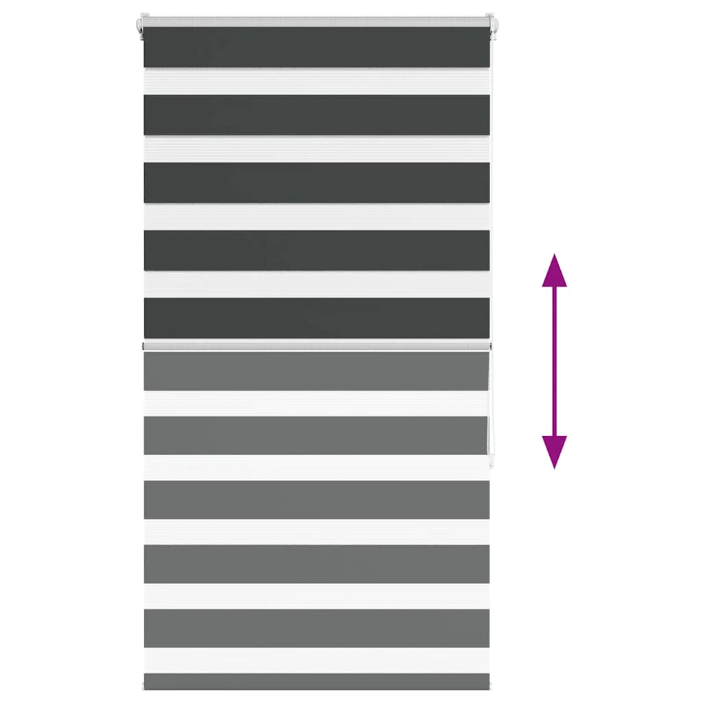 zebrafüggönnyel fekete szövetszélesség 80,9 cm poliészter