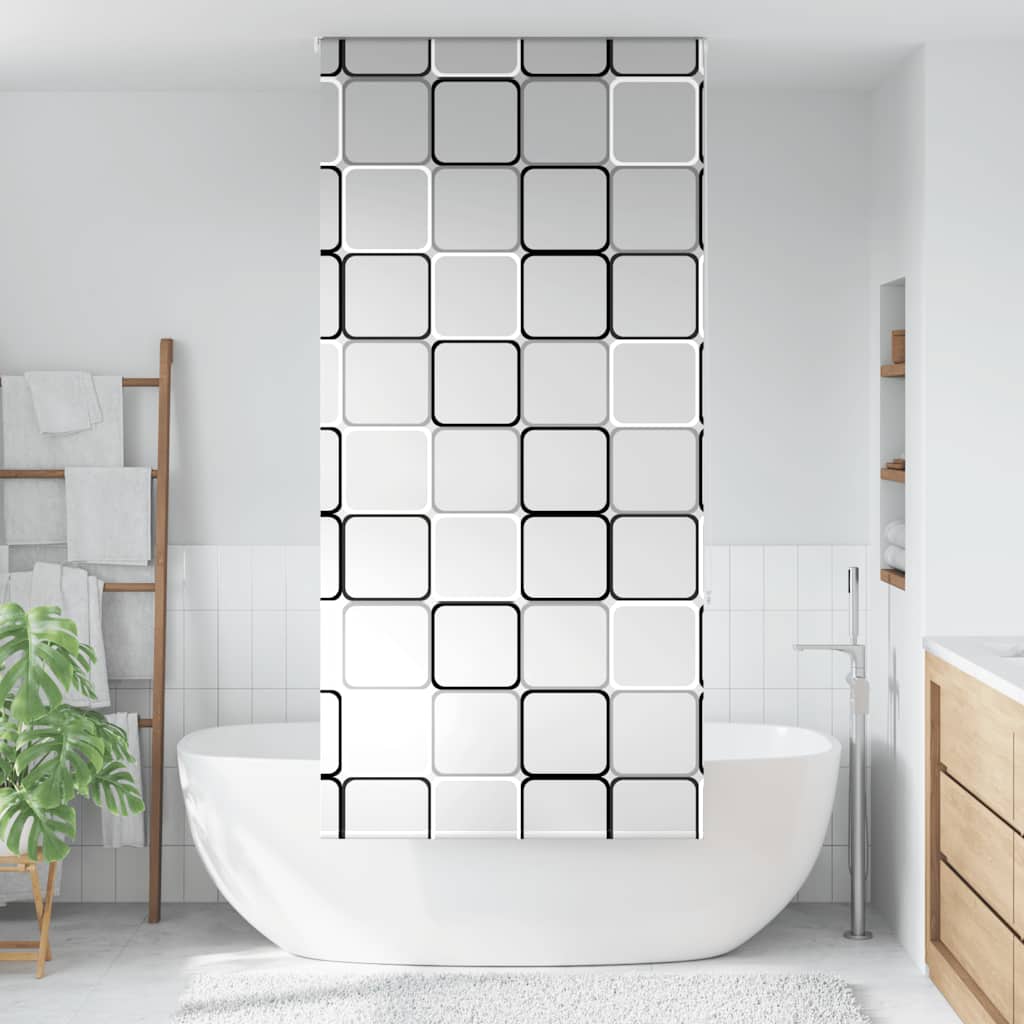zuhanyzó redőny 110x240 cm szövet szélessége 106 cm