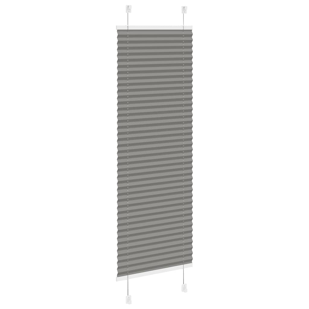 pliszírozott redőny antracit 40x150 cm szövetszélesség 39,4 cm