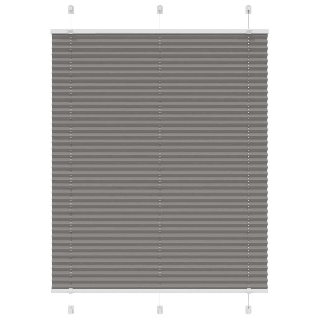 pliszírozott redőny antracit 105x150 cm szövetszélesség 104,4cm