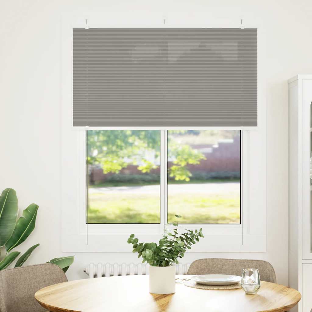 pliszírozott redőny antracit 105x150 cm szövetszélesség 104,4cm