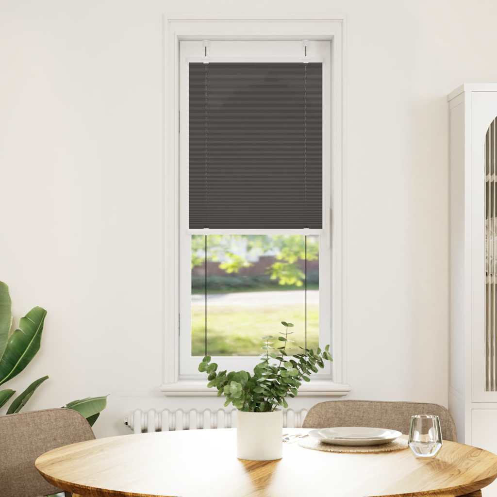 pliszírozott redőny fekete 40x150 cm szövetszélesség 39,4 cm