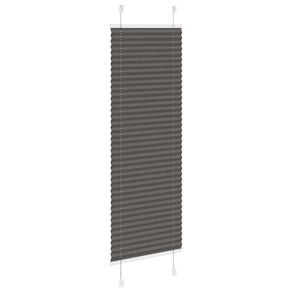 pliszírozott redőny fekete 40x150 cm szövetszélesség 39,4 cm