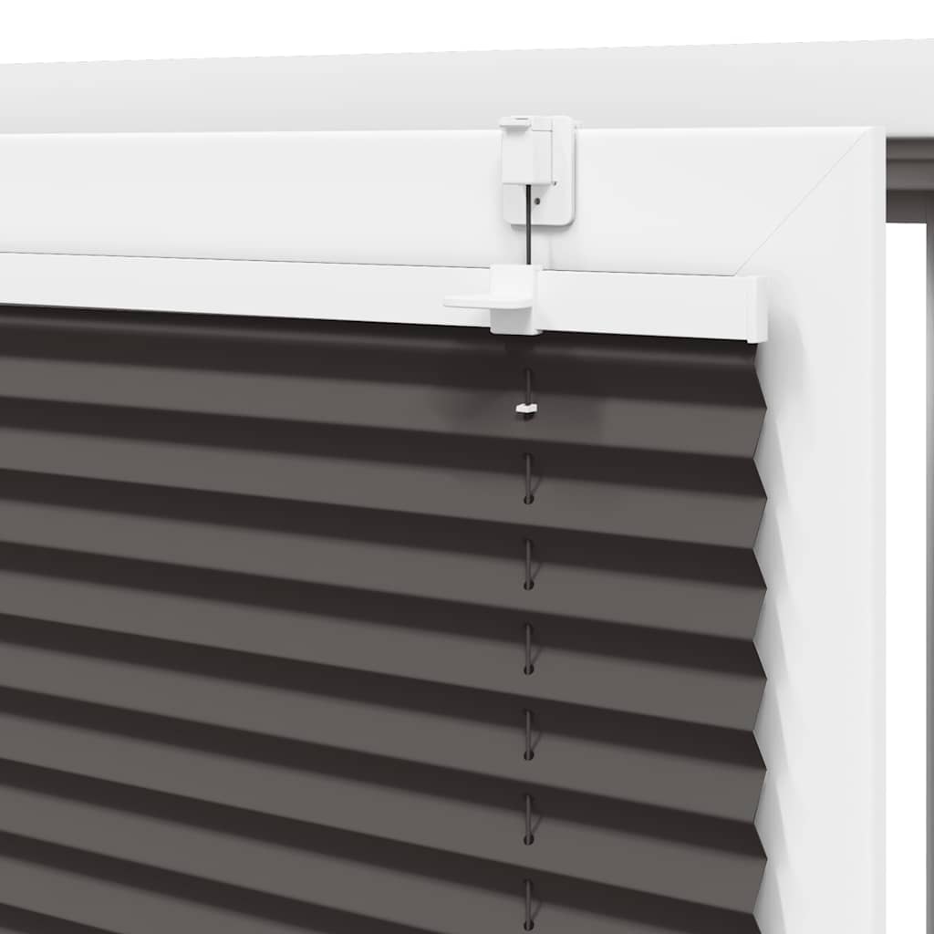 pliszírozott redőny fekete 40x150 cm szövetszélesség 39,4 cm