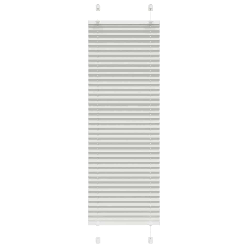 pliszírozott redőny világosszürke 40x100 cm szövetszélesség