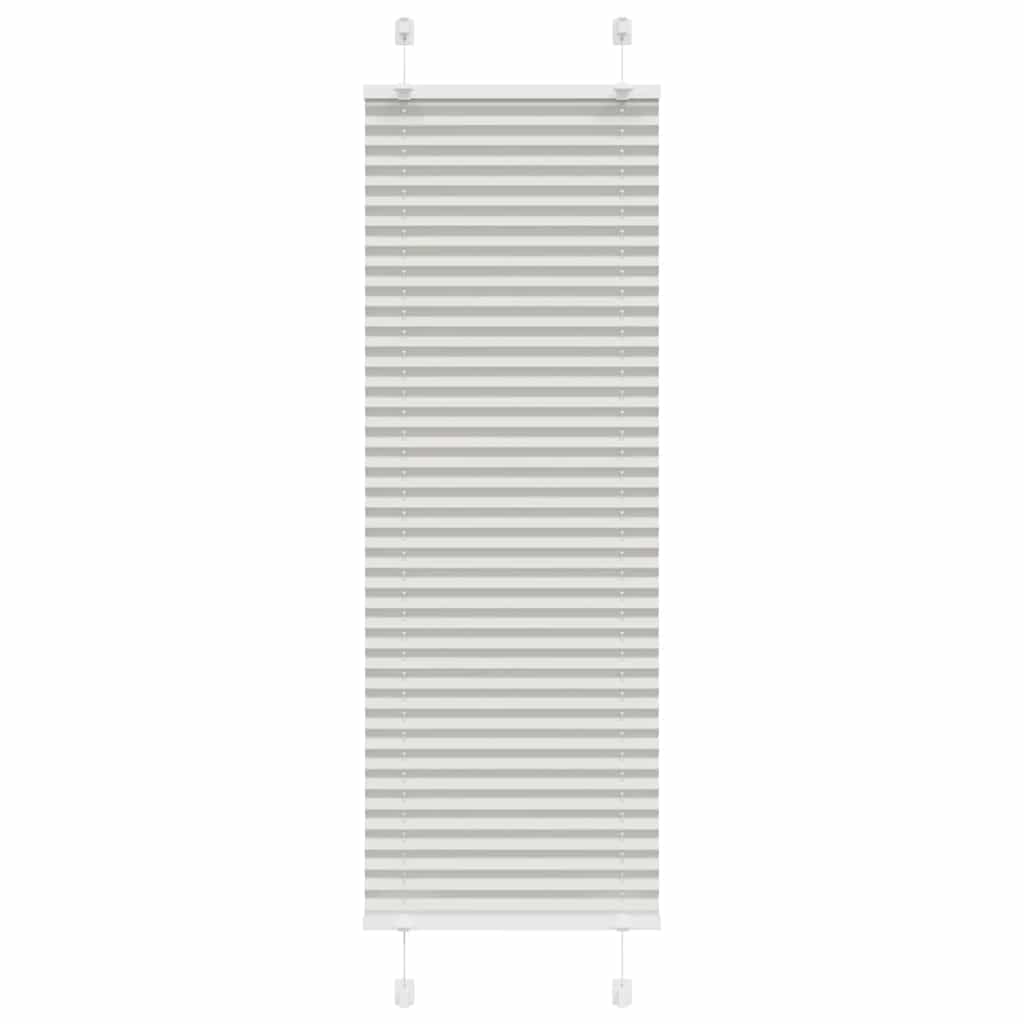 pliszírozott redőny világosszürke 40x150 cm szövetszélesség