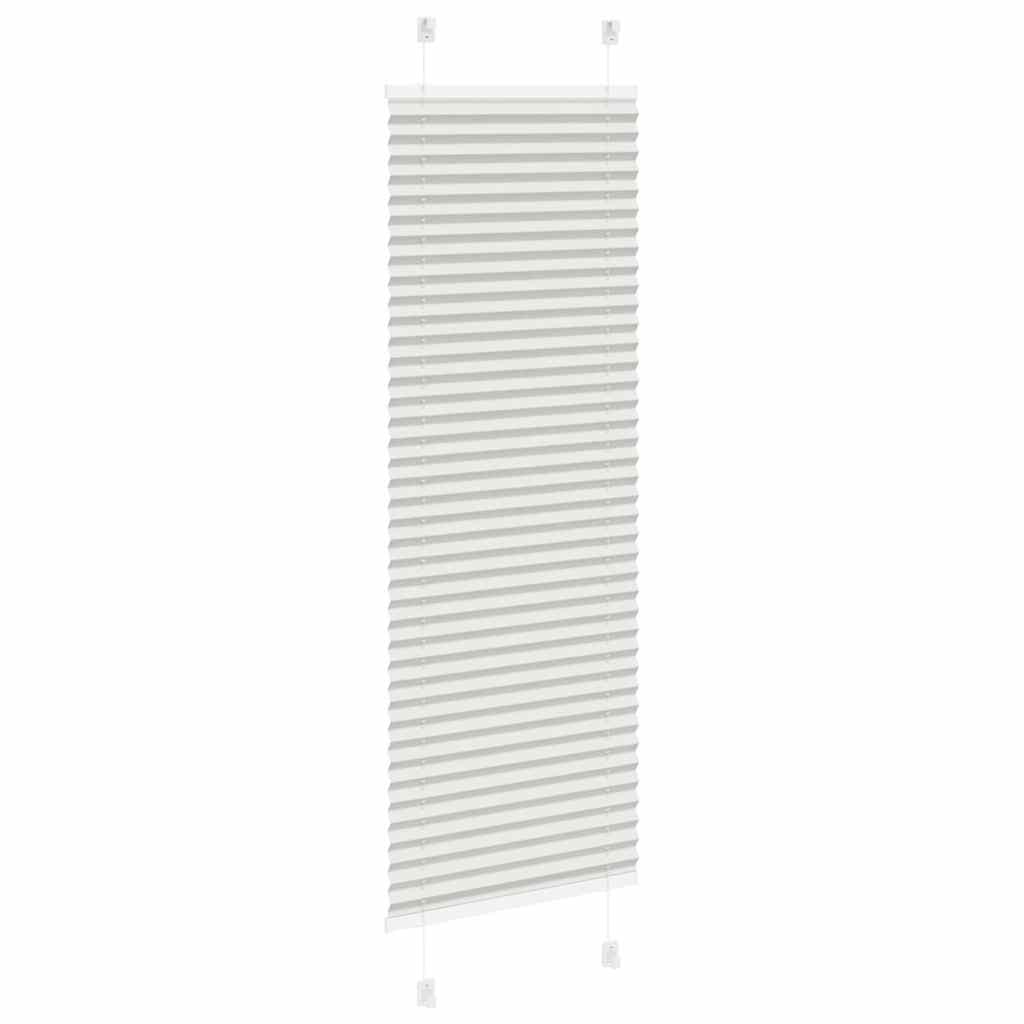 pliszírozott redőny világosszürke 40x150 cm szövetszélesség