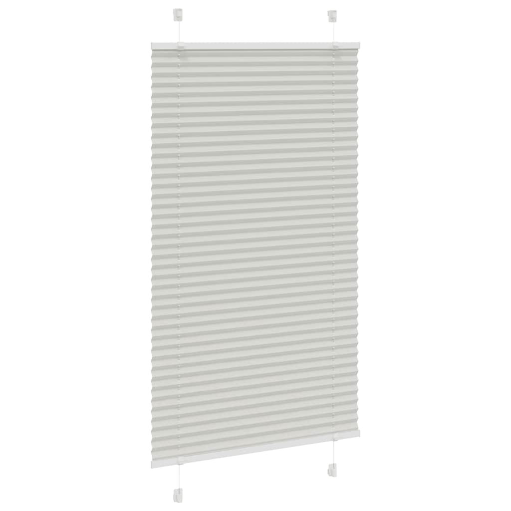 pliszírozott redőny világosszürke 75x150 cm szövetszélesség