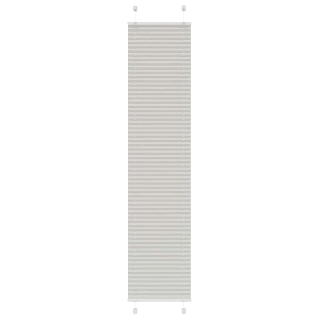 pliszírozott redőny világosszürke 40x200 cm szövetszélesség