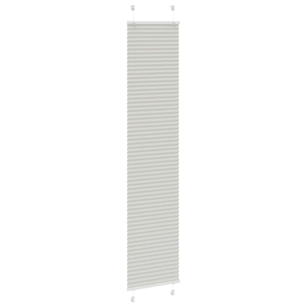 pliszírozott redőny világosszürke 40x200 cm szövetszélesség