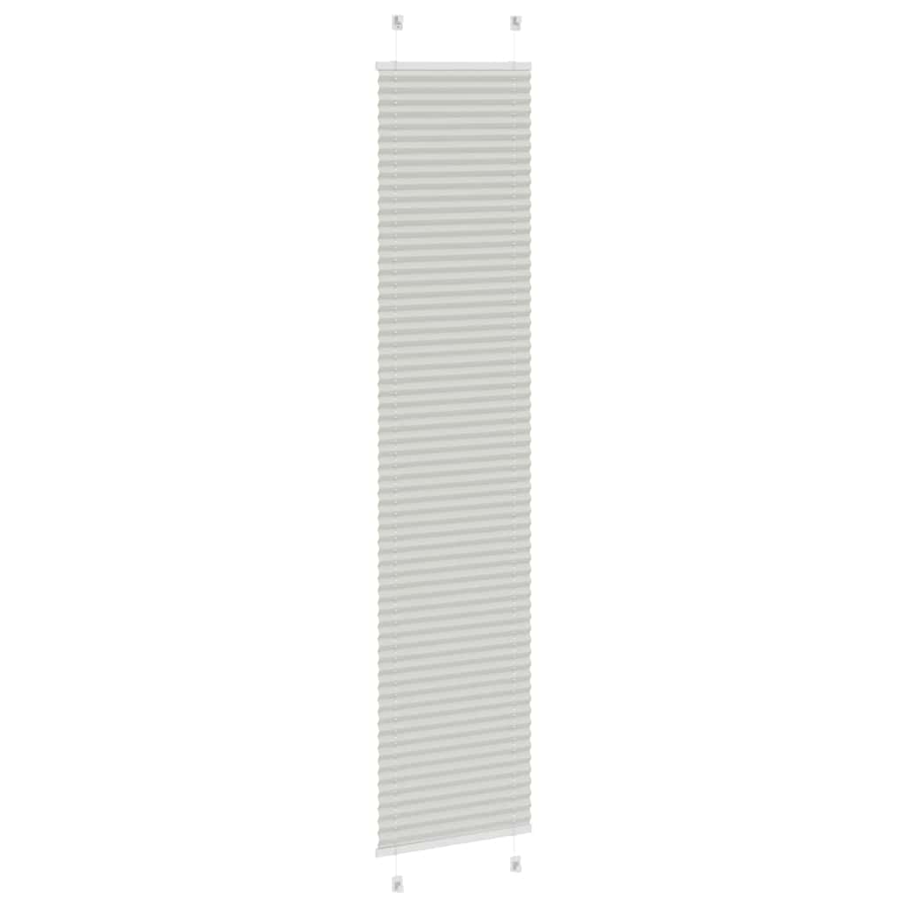 pliszírozott redőny világosszürke 40x200 cm szövetszélesség