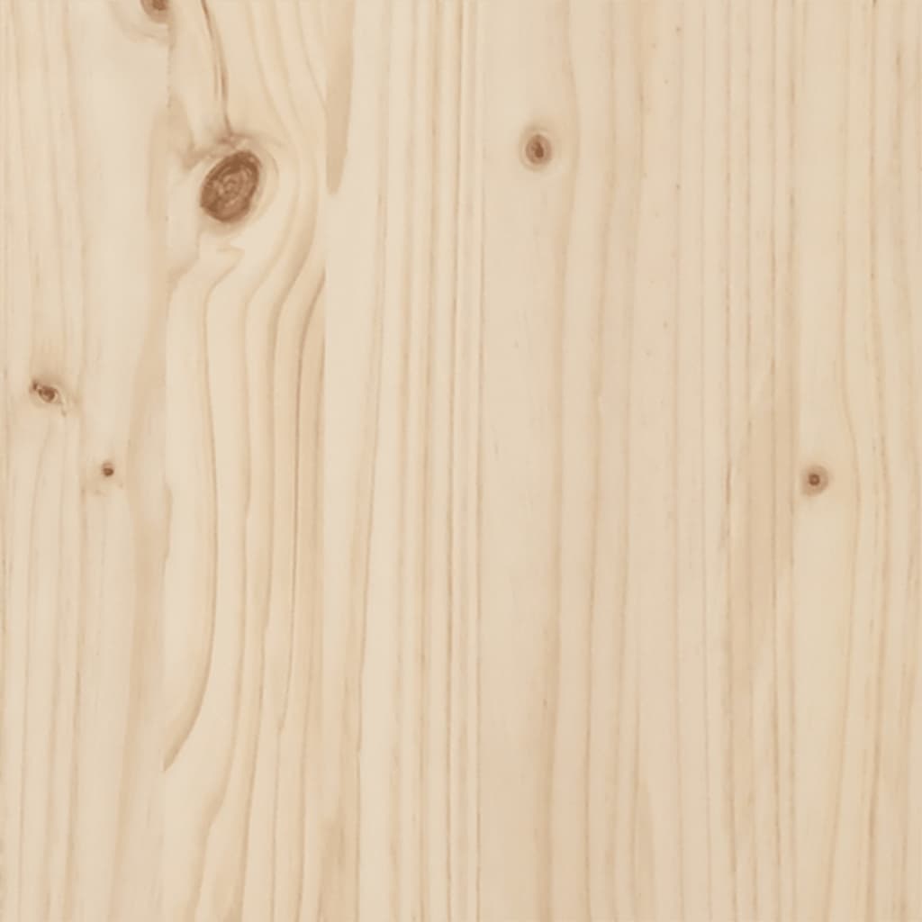 természetes színű tömör fenyőfa kanapéágy 80 x 200 cm
