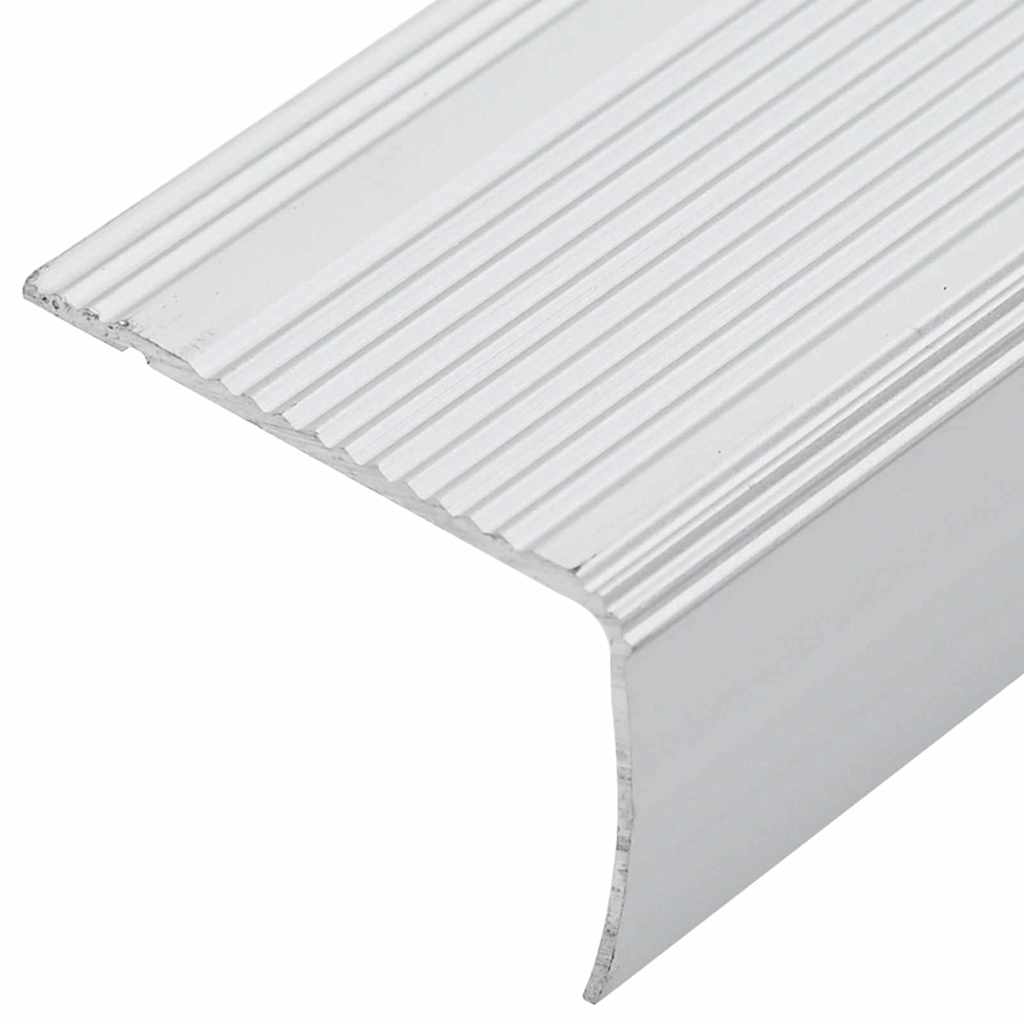 Lépcsőélvédők 30 pcs Ezüst 67 cm Alumínium
