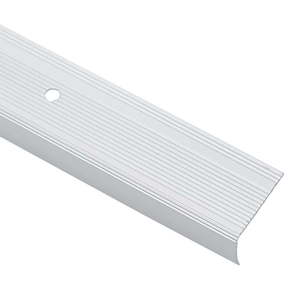 Lépcsőélvédők 30 pcs Ezüst 67 cm Alumínium