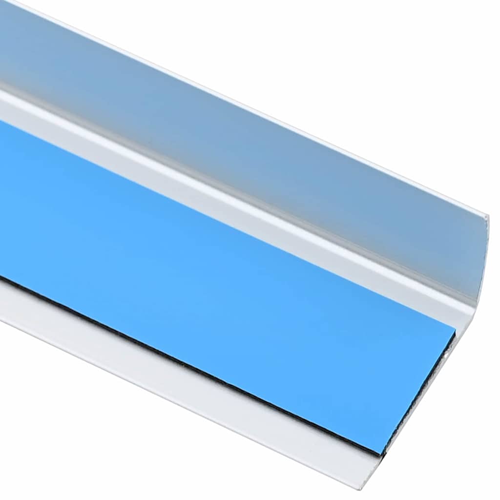 Lépcsőélvédők 30 pcs Ezüst 67 cm Alumínium