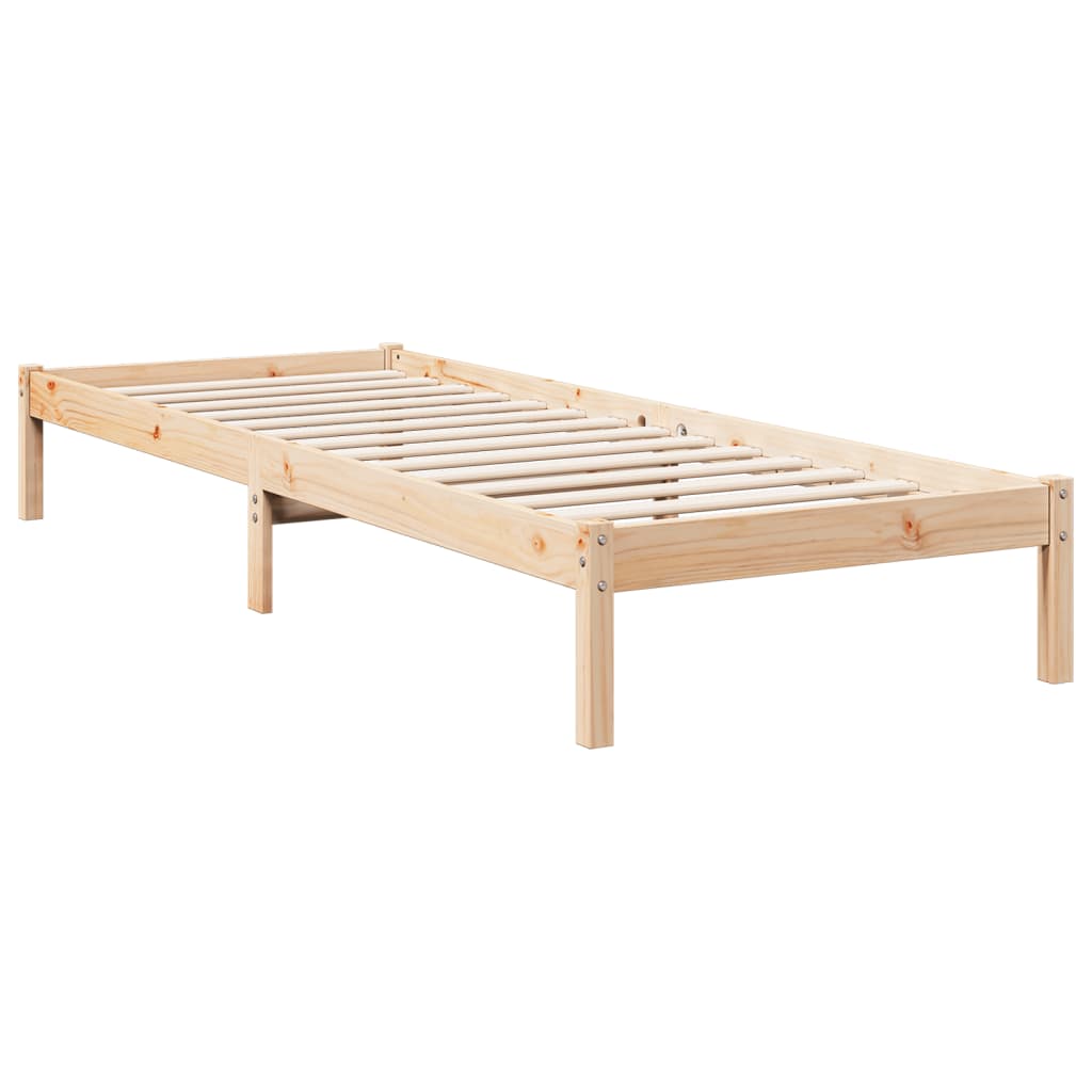 tömör fenyőfa extra hosszú ágykeret matrac nélkül 80 x 210 cm