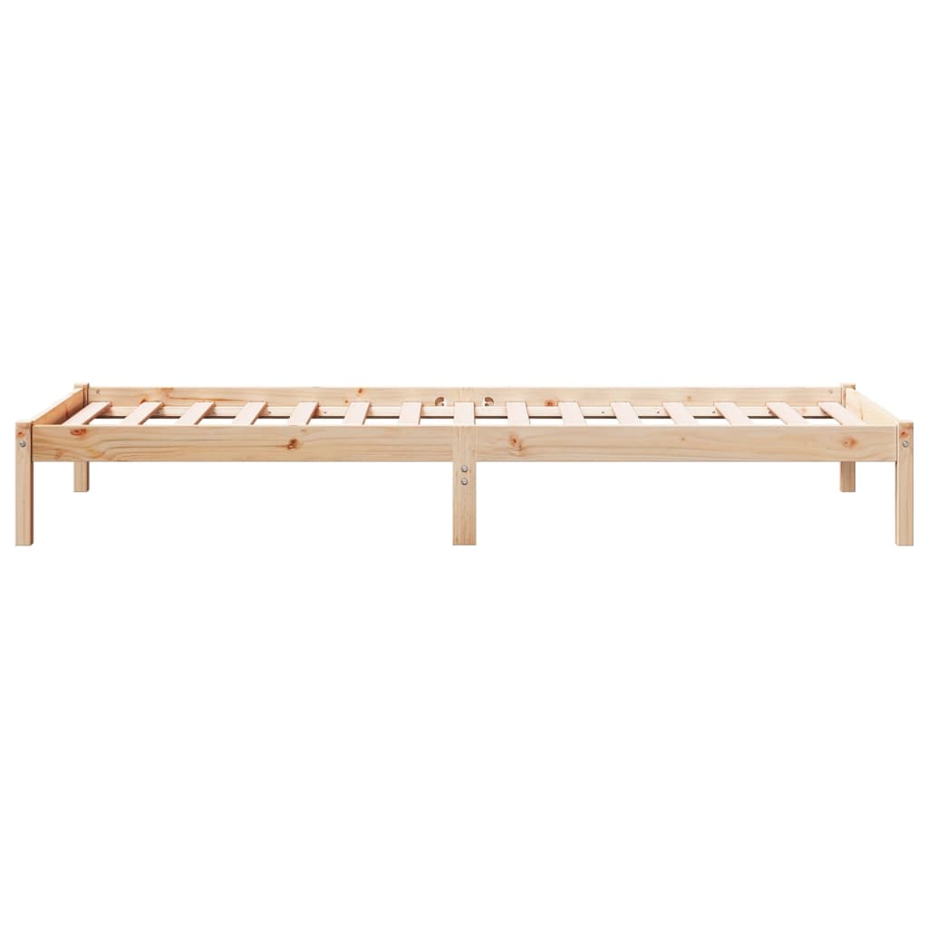 tömör fenyőfa extra hosszú ágykeret matrac nélkül 80 x 210 cm