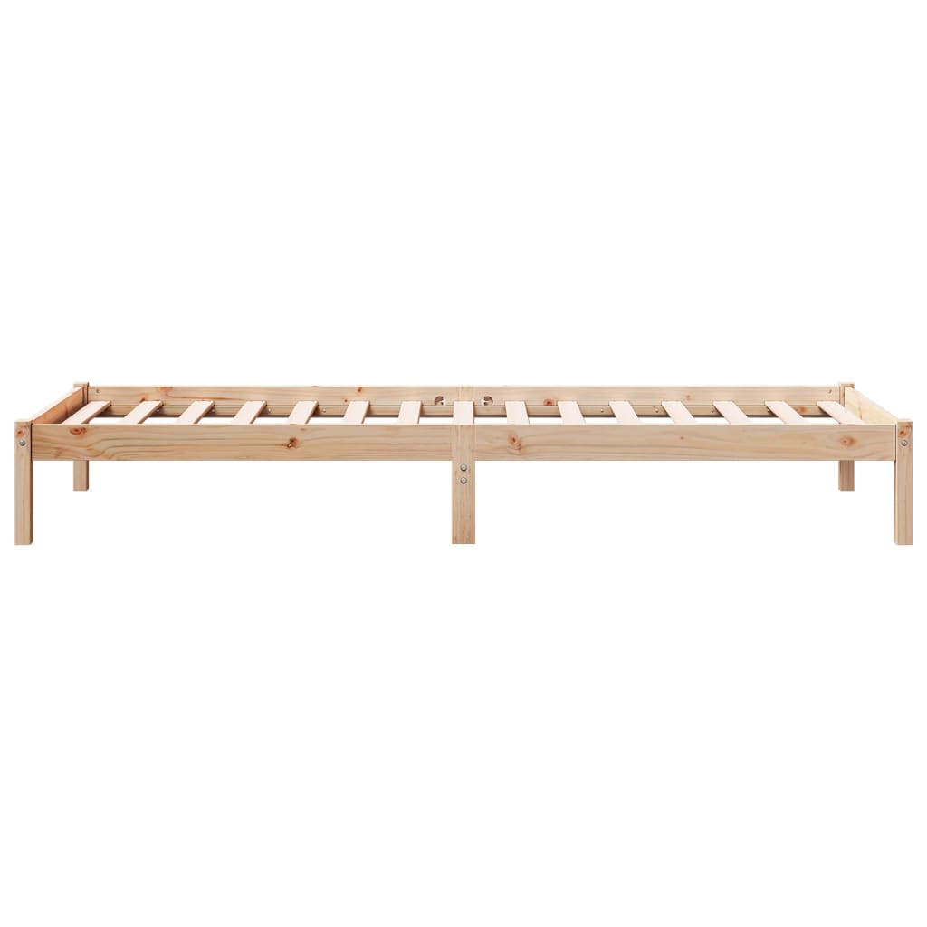 tömör fenyőfa extra hosszú ágykeret matrac nélkül 90 x 220 cm