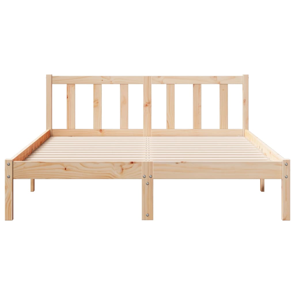 tömör fenyőfa extra hosszú ágykeret matrac nélkül 160 x 210 cm