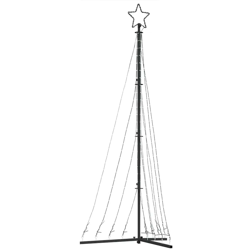 hideg fehér LED karácsonyfa 447 LED 249 cm
