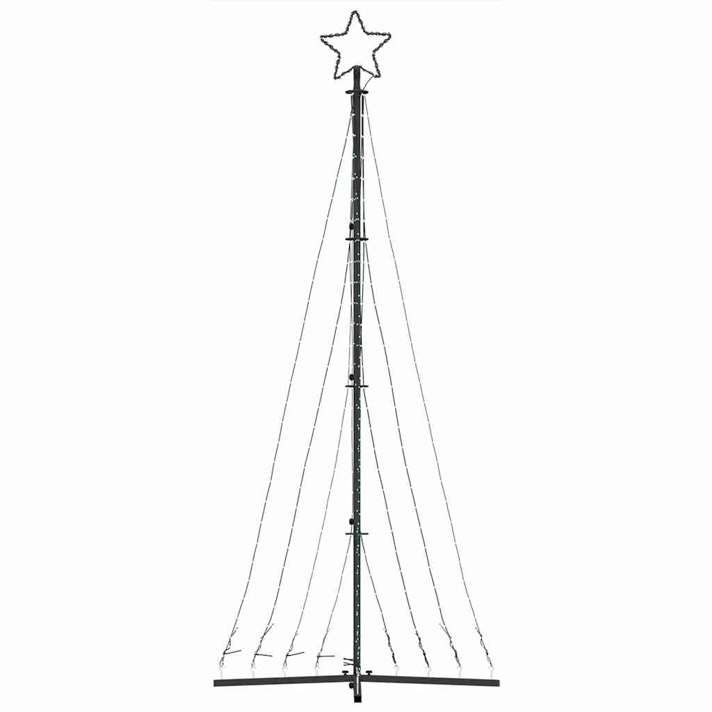 hideg fehér LED karácsonyfa 447 LED 249 cm