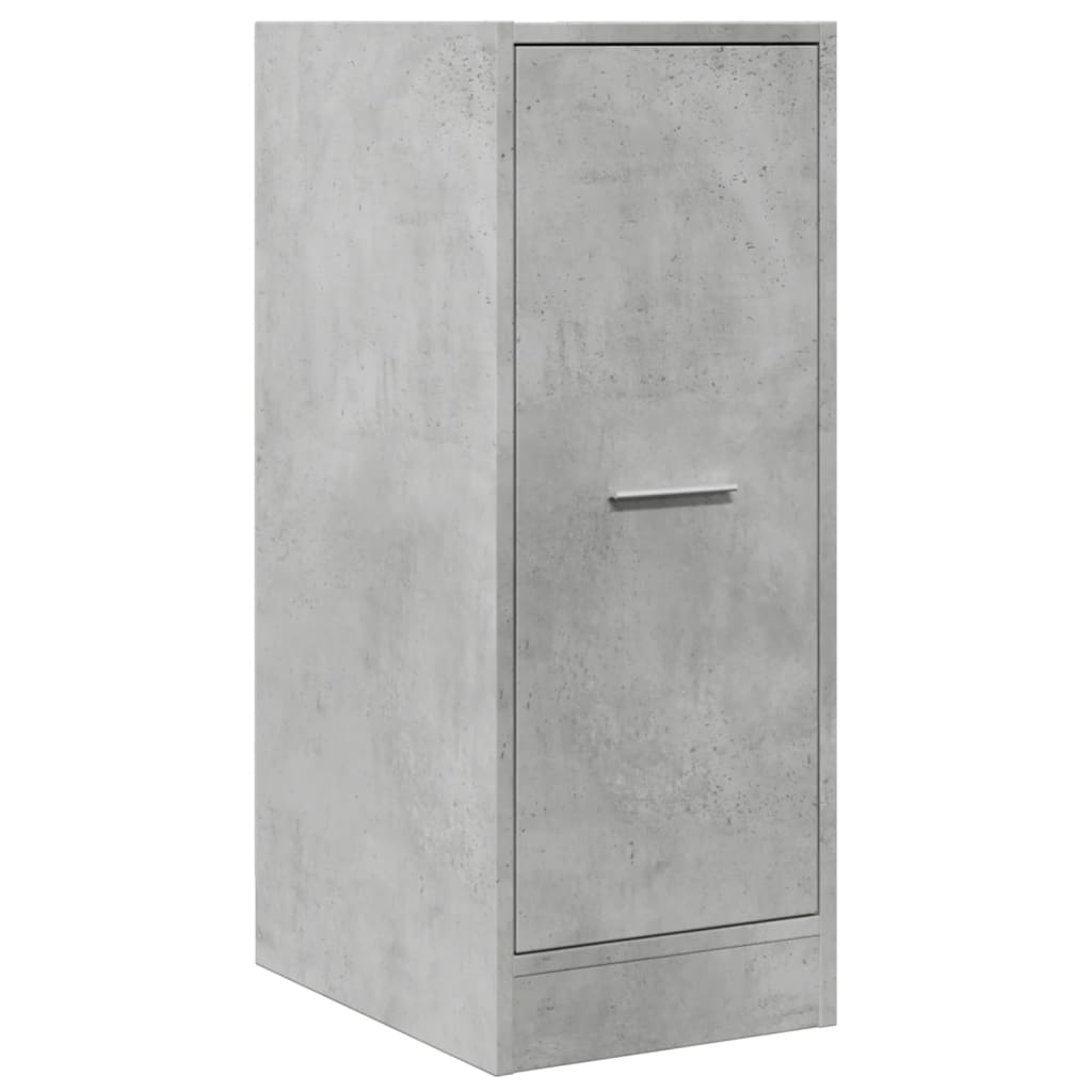 betonszürke szerelt fa patikaszekrény 30 x 41 x 77,5 cm