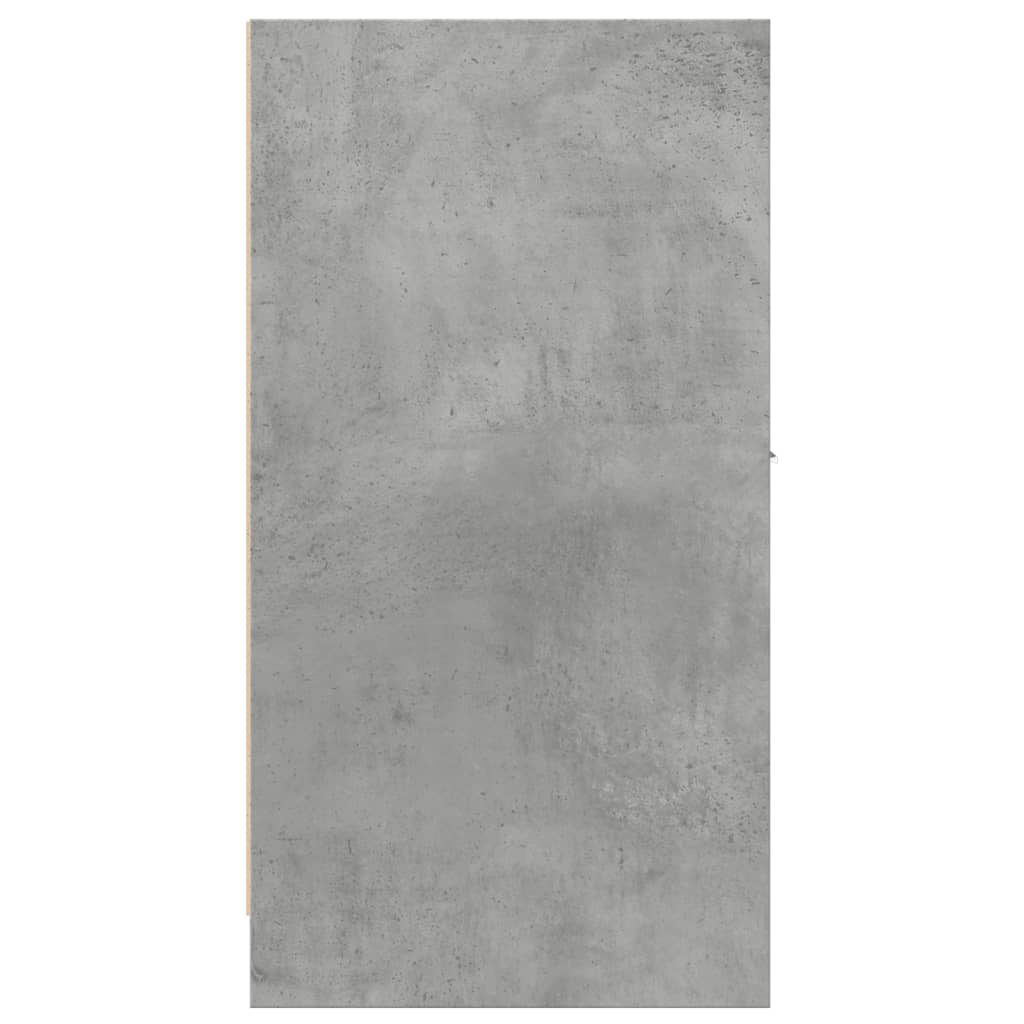 betonszürke szerelt fa patikaszekrény 30 x 41 x 77,5 cm