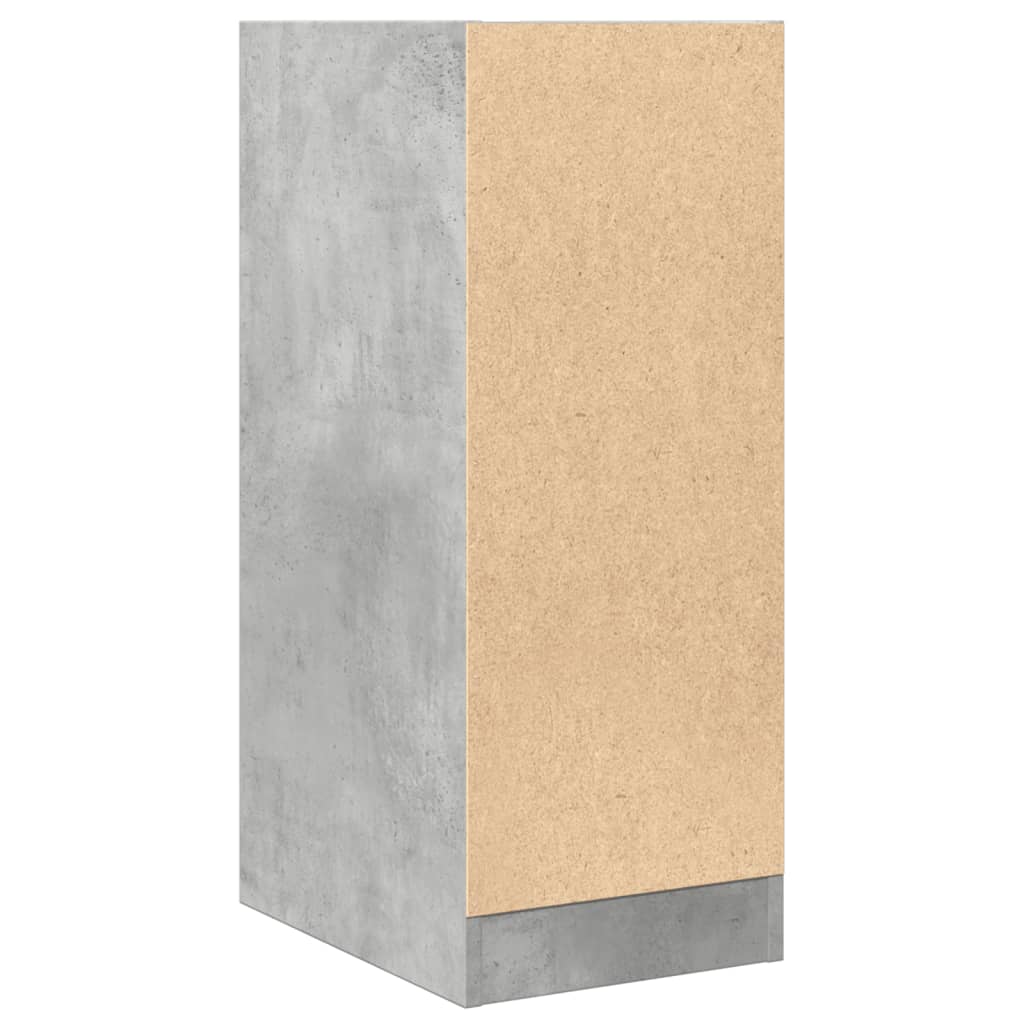 betonszürke szerelt fa patikaszekrény 30 x 41 x 77,5 cm