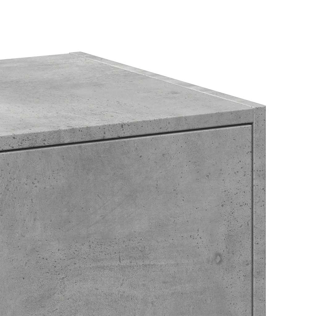 betonszürke szerelt fa patikaszekrény 40 x 41 x 77,5 cm