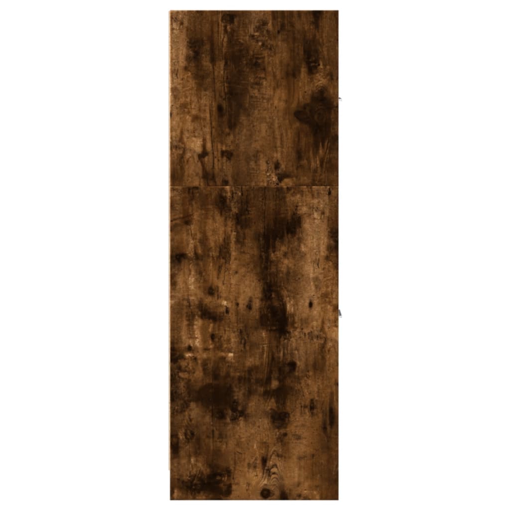 füstös tölgy színű szerelt fa patikaszekrény 40 x 41 x 118 cm