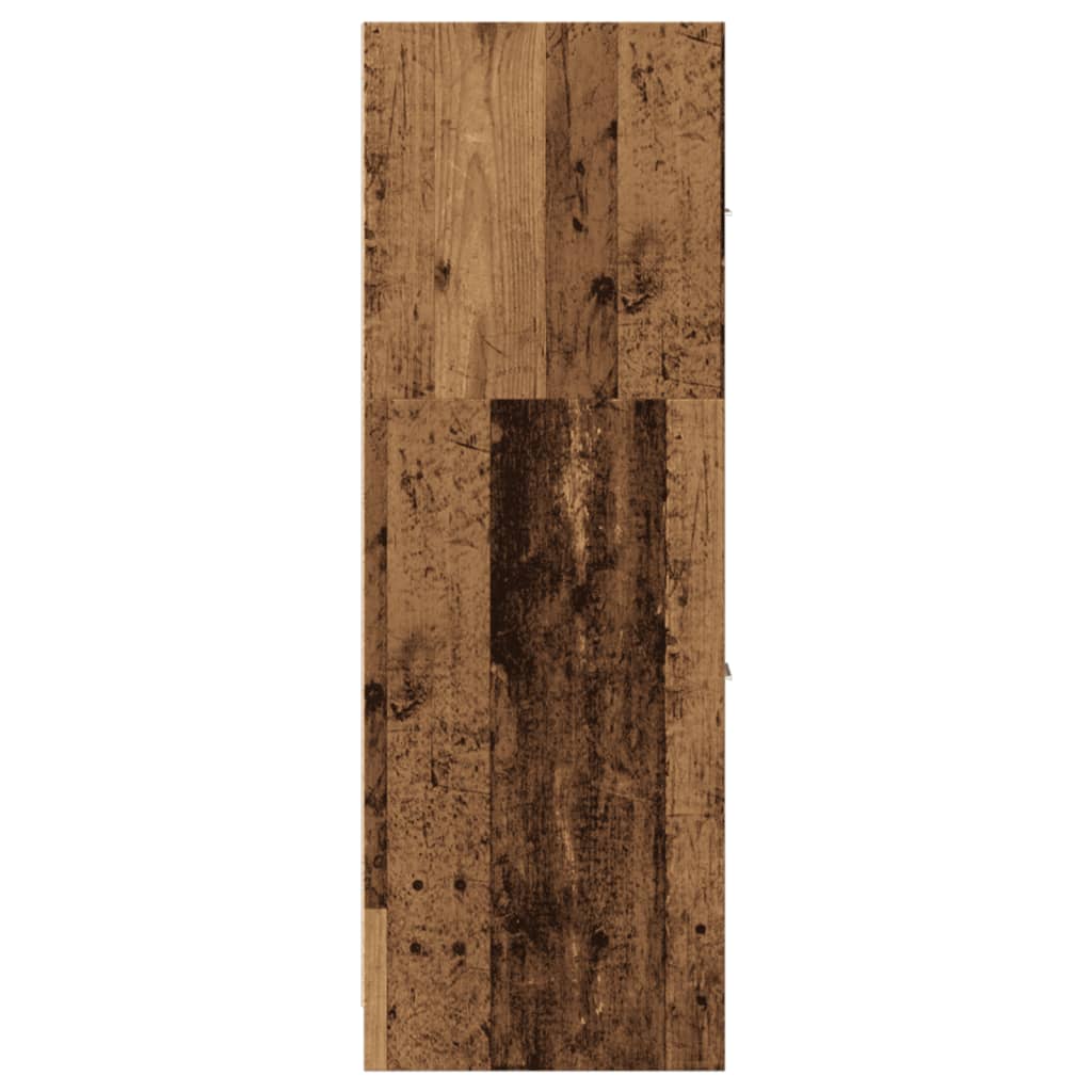 antik fa színű szerelt fa patikaszekrény 40 x 41 x 118 cm