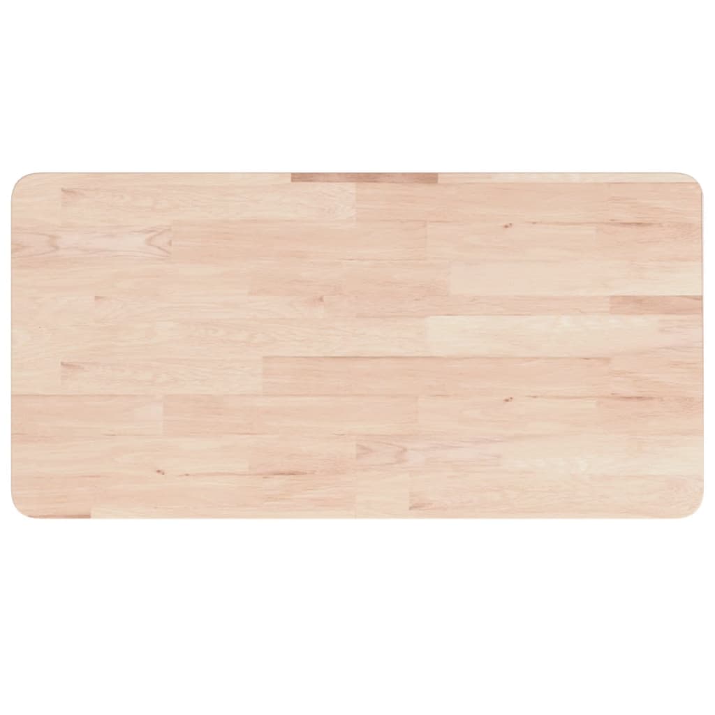 tömör tölgyfa négyszög alakú munkapad 100 x 60 x (73-99,5) cm