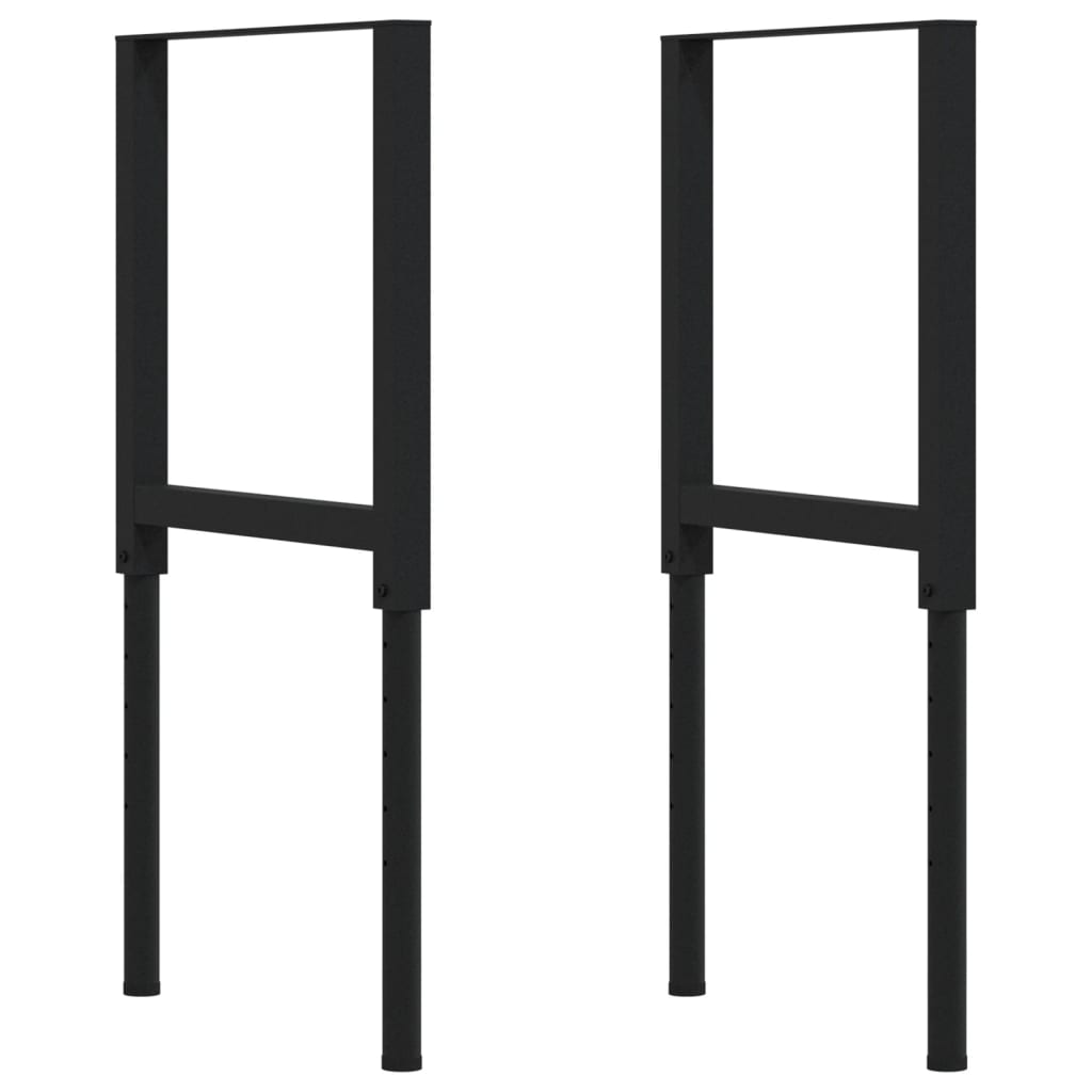 tömör bükkfa négyszög alakú munkapad 100 x 60 x (73-99,5) cm