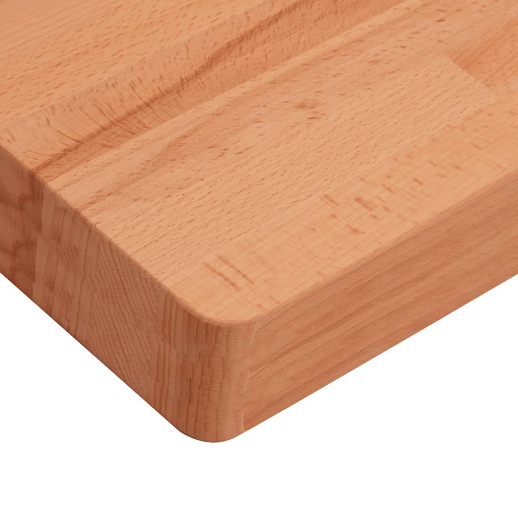 tömör bükkfa négyszög alakú munkapad 100 x 60 x (73-99,5) cm