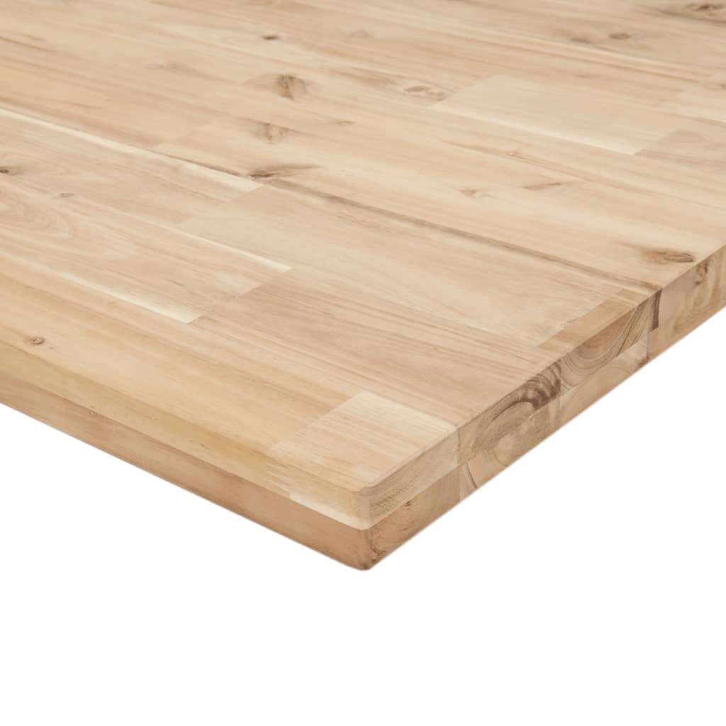 tömör bükkfa négyszög alakú munkapad 80 x 60 x (73-99,5) cm