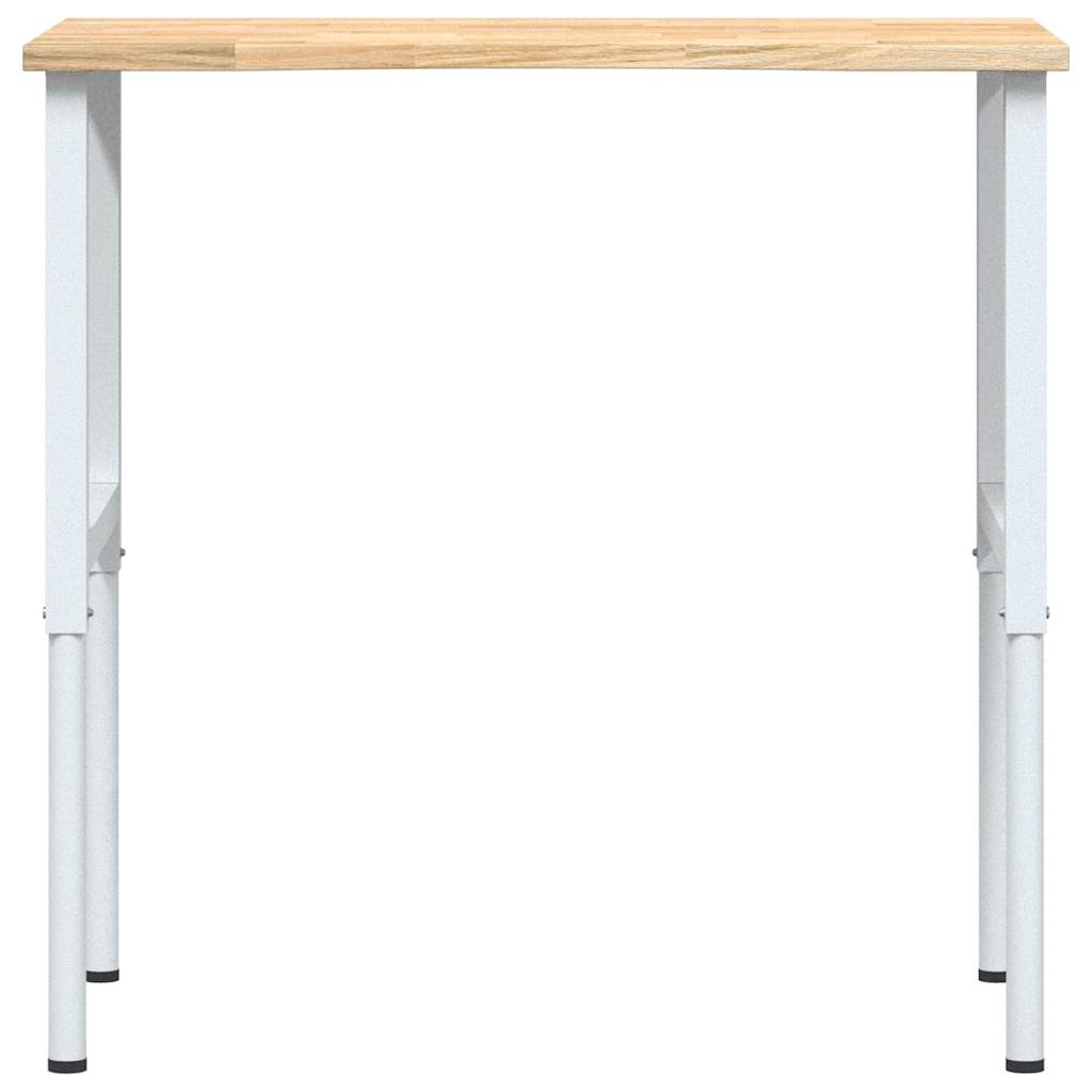 tömör tölgyfa munkapad 100 x 60 x (71,5-98) cm