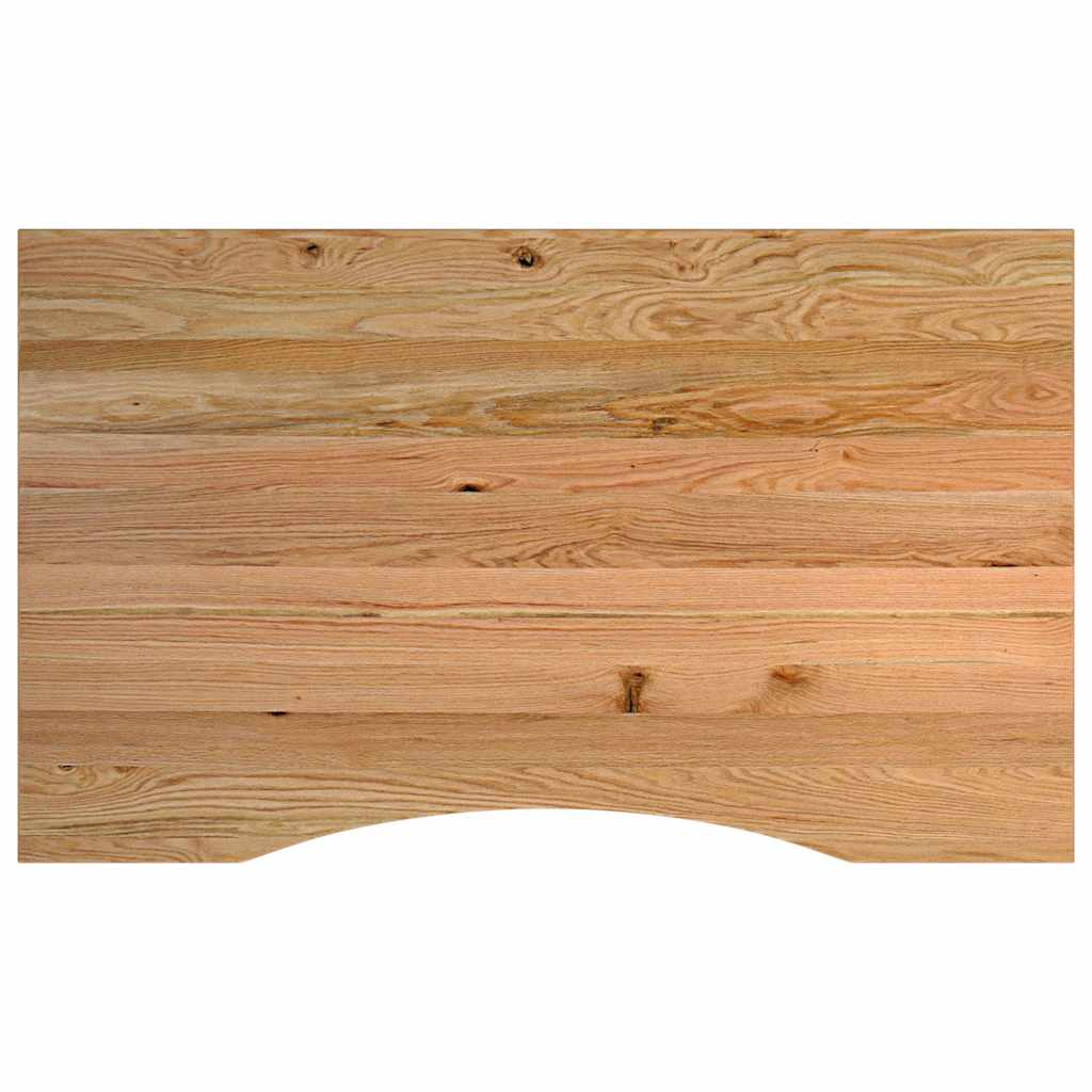 világosbarna tömör tölgyfa munkapad 100 x 60 x (71,5-98) cm